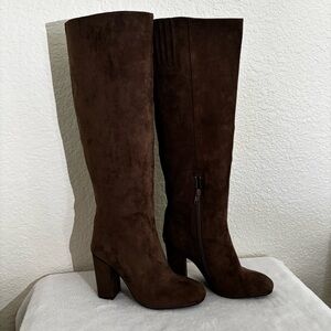 Elegant Brown Knee-High Boots